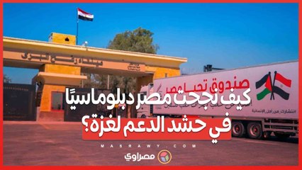 كيف نجحت مصر دبلوماسيًا في حشد الدعم لغزة؟