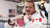 Astronaut Chris Hadfield's message to Emirati astronaut Hazza Al Mansoori