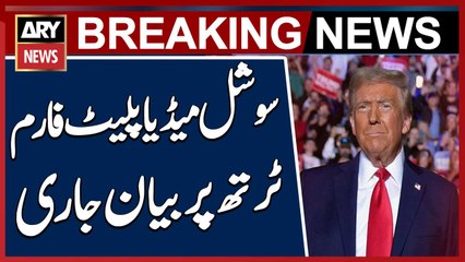 President Trump issues statement on his social media platform, Truth