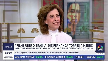 EXCLUSIVO: veja entrevista de Fernanda Torres à MSNBC sobre 'Ainda Estou Aqui' e indicação ao Oscar
