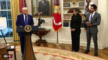 Trump signs swears in Tulsi Gabbard as intelligence director