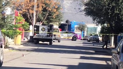 Ejecutan a balazos a joven en porche de su casa de García