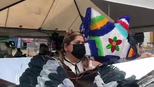 ¡Que ingenio! Causa sensación piñata plegable en Tamaulipas