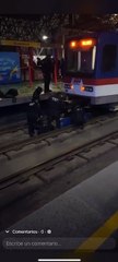 Cae hombre a vías del Metro