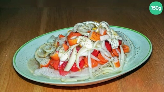 Papillotes de poisson aux petits légumes