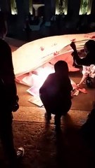 Queman lona, exigen mujeres atención inmediata a violencia de género en NL