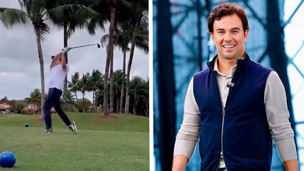 Checo Pérez ya no piensa en la Fórmula 1 y así disfruta en resort de Donald Trump