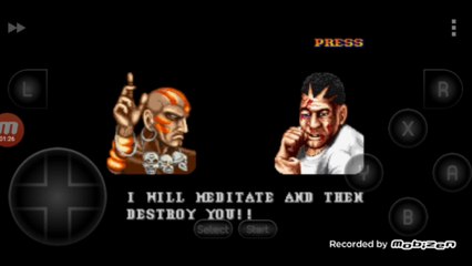 Street Fighter II Turbo: Hyper Fighting Dhalsim vs Balrog luta completa