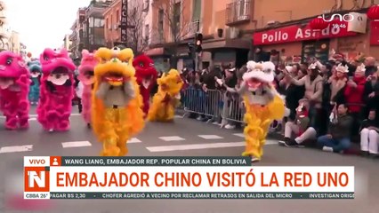 El embajador de China, Wang Liang visitó la Red Uno