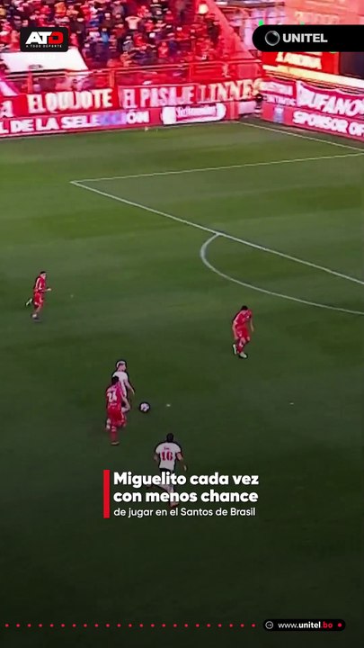 Miguel Terceros cada vez con menos chances de jugar en el Santos.