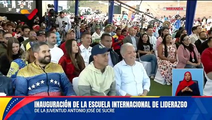 Jefe de Estado preside inauguración de la Escuela Internacional de Liderazgo Antonio José de Sucre