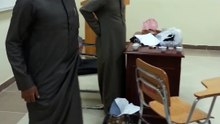 عمر الدغيري و التحية العسكرية