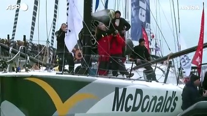 Violette Dorange e' la piu' giovane velista a compiere il giro del mondo in solitaria