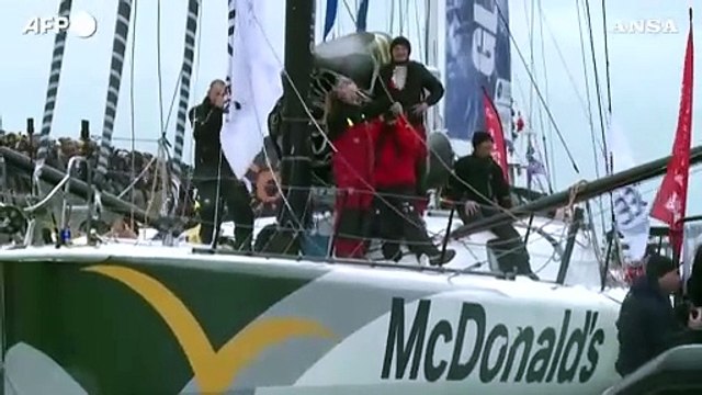 Violette Dorange e' la piu' giovane velista a compiere il giro del mondo in solitaria