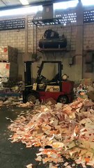 Muere hombre prensado por montacargas en Monterrey