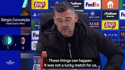 Conceicao cuts off press conference early after Milan's UCL loss