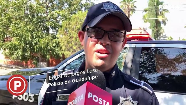 Narran policías de Guadalupe rescate de 2 hermanitos durante incendio