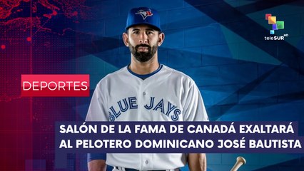 Salón de la fama de Canadá exaltará al pelotero dominicano José Bautista DEPORTES EDICIÓN CENTRAL 12-02-2025