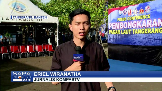Hari Terakhir, TNI AL Segera Rampungkan Pembongkaran Pagar Laut di Tangerang