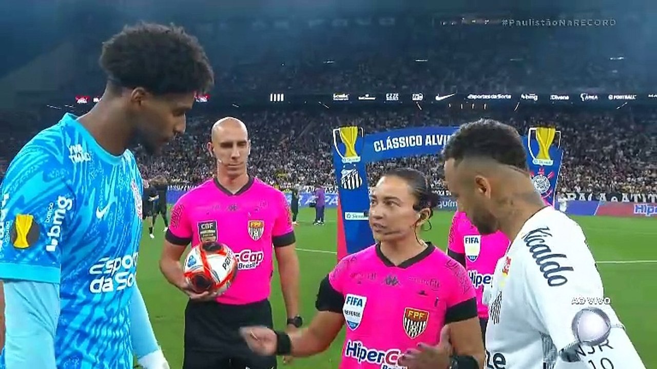 Campeonato Paulista 2025  Corinthians x Santos  (9ªrod) com Cléber Machado (Record)
