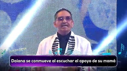 Daiana llora al ver el apoyo de su mamá