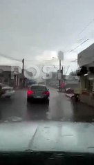 Reportan lluvia y granizo en Doctor Arroyo
