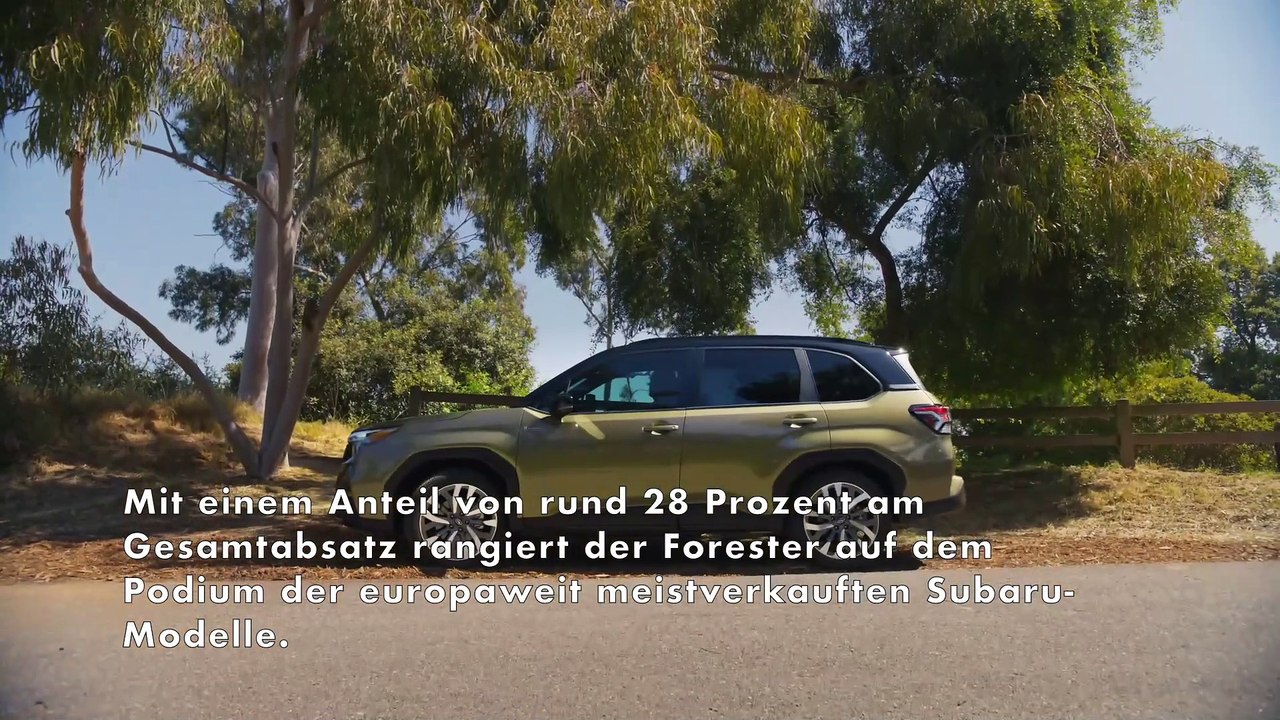Neuer Subaru Forester - Start in die sechste SUV-Generation