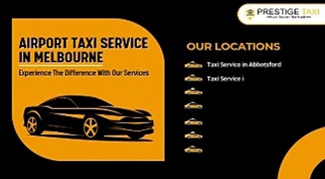 Reliable Airport Taxi Service in Melbourne – Covering All Major Locations!