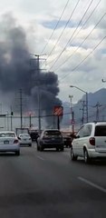 Combaten incendio en el Parque industrial Mitras de García