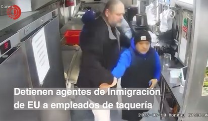 Detienen agentes de Inmigración a empleados de taquería