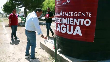Andrés Mijes pide a ciudadanos denunciar vandalismo en tanques de agua