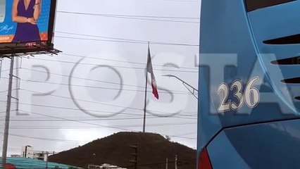 Lluvias rompen la bandera del Obispado
