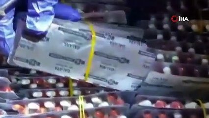 Bursa’da narkotik polisinden rekor...600 bin hap ele geçirildi