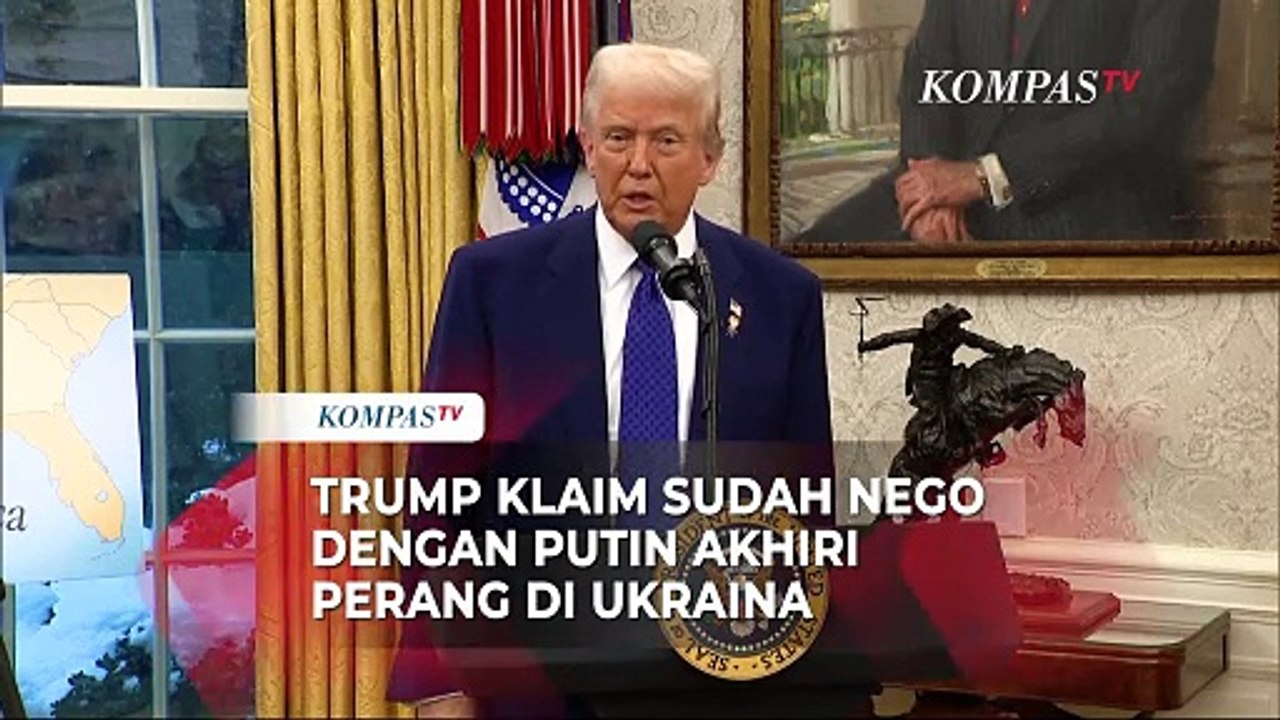 Donald Trump Ungkap Kesepakatan Negosiasi dengan Putin AkhiriPerang Rusia vs Ukraina