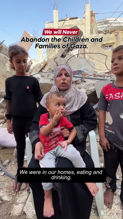Standing with Gaza: We Will Never Abandon Its Children & Families
