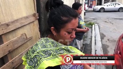 VIDEO: Muere menor de 15 electrocutado por semáforo en San Nicolás