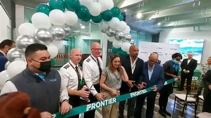 Inaugura Frontier Airlines su primer vuelo Monterrey- Las Vegas