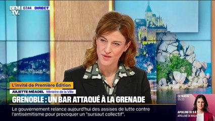Bar attaqué à la grenade à Grenoble: "Je pense d'abord aux victimes", réagit la ministre de la Ville