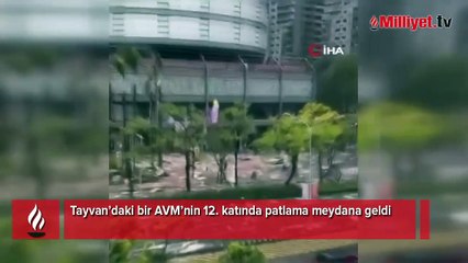 Tayvan'da bir alışveriş merkezinde patlama