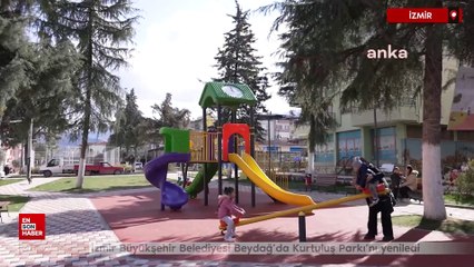 İzmir Büyükşehir Belediyesi Beydağ’da Kurtuluş Parkı'nı yeniledi