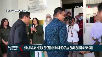 Kunjungan Kerja Kepala BPOM untuk Cek Standar Kualitas Nutrisi dan Gizi Produk Susu