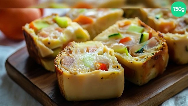 Cake surimi courgettes