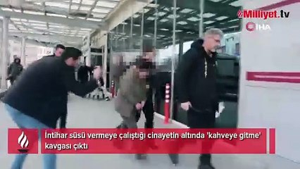 Araçta dehşet! Kahveye gittiği için öldürüp, intihar süsü verdi