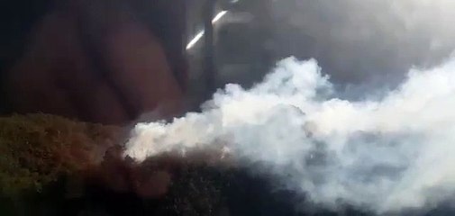 Afecta incendio 60 hectáreas en Santiago; habría iniciado por quemar basura