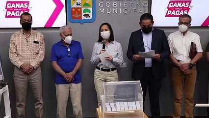 Realiza Guadalupe sorteo “Ganas porque Pagas”