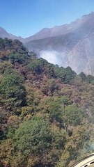 Afecta nuevo incendio forestal a la sierra de Santiago, Nuevo León