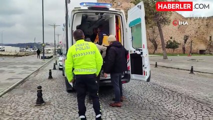 Sinop'ta Elektrikli Motosiklet Denize Uçtu
