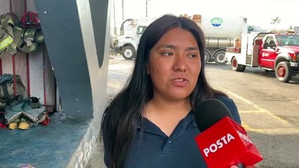 Me gusta ayudar a los demás: mujer bombero de Matamoros