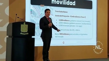 Tren suburbano llegará al Aeropuerto Internacional del Monterrey