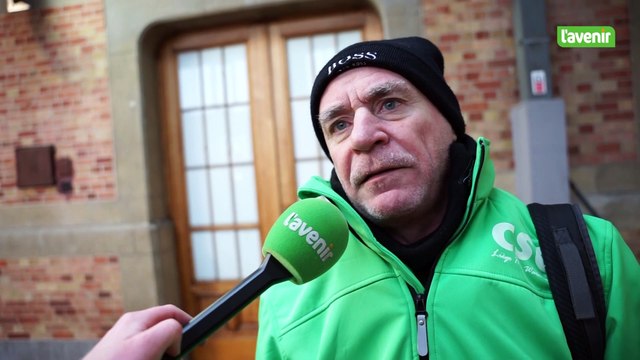 Une marée verte et rouge a quitté Verviers pour manifester à Bruxelles